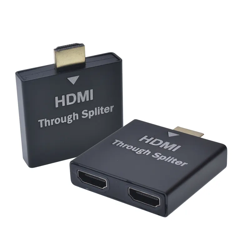 HDM 1 to 2 screen divider Displayport 1080P video HD transmission converter through spliter plug in conversion plug adapter