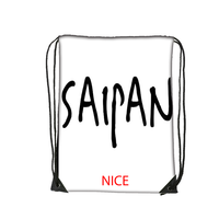 Sac de sport à cordon personnalisé avec motif Saipan distinctif, sac à cordon de qualité supérieure pour les activités sportives quotidiennes, les courses et les voyages en plein air