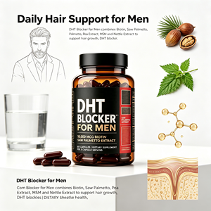 Cápsulas de Marca Privada OEM <span class=keywords><strong>Bloqueador</strong></span> de DHT para Hombres con Saw Palmetto, Biotina y Ortiga para el Apoyo a la Salud del Cabello - Product Image 4