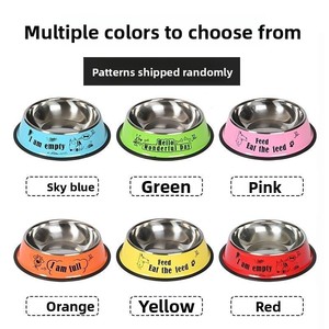 Ciotola per <span class=keywords><strong>Cani</strong></span> di Taglia Media/Grande in Acciaio Inox con Design Rotondo Due-in-Uno, Anello in Gomma sul Fondo Anti-Ribaltamento, Vendita Diretta dalla Fabbrica - Product Image 5