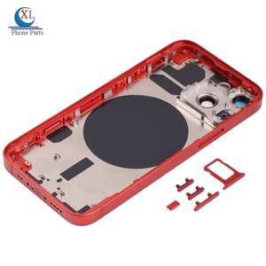Corpo porta posteriore per iPhone 11 12 13 14 Pro Max 14Plus 13 12 Mini Xs Max Xr X 8 Plus coperchio <span class=keywords><strong>batteria</strong></span> in vetro parti dell'alloggiamento posteriore - Product Image 5