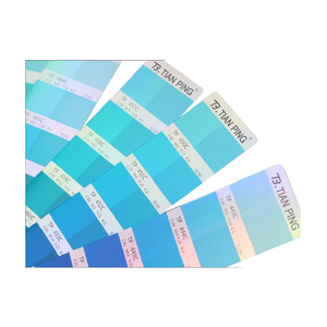 실버 금속 종이에 대한 사용자 정의 티안 핑 CMYK 컬러 차트