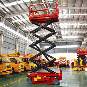 Plataformas Elevadoras de Tijera Autopropulsadas Eléctricas e Hidráulicas Pequeñas de 4m, 6m, 8m, 10m, 12m y 14m para Trabajos Aéreos en Venta - Product Image 2