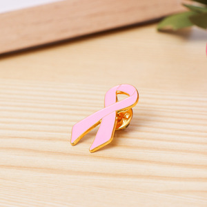 Promotion : Broches Ruban Rose, Badges et Épingles de Revers Personnalisées en Émail Souple pour la Sensibilisation au Cancer du Sein et SIDA - Product Image 2
