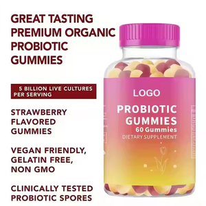 Probiotiques vaginaux de marque privée Gummies pour femmes Vinaigre de cidre de pomme et canneberge Formule Complément alimentaire pour la santé digestive - Product Image 2