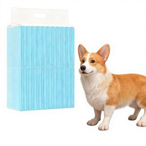 Tapis absorbants pour animaux de compagnie, épais, désodorisants, jetables, imperméables à l'urine, en non-tissé, SAP, pâte de bois, pour chiens, chats, lapins, emballage en boîte - Product Image 1