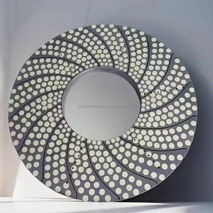 Rueda de diamante de Unión vitrificada 6A2T, Unión híbrida de molienda sin centros para molienda de superficie de precisión de alto volumen 6A2 1A1 12a2 - Product Image 6