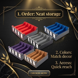 Nouvelle Boîte de Rangement Transfrontalière à Quatre Rangées avec Fenêtre, Grande Capacité 3000+ Cartes de Jeu, Étui en Cuir PU pour Cartes de Jeu - Product Image 1