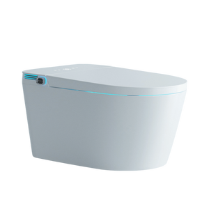 Smart One-Piece Toilet Automatic On/Off Foot Sensor Heated Seat Soft Close Rinse Dryer Built-In <strong>Bidet</strong>-Advanced Remote Control - Product Image 1