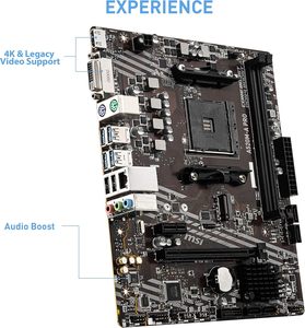 UNTUK Msi A520m-a Pro Desktop Gaming Amd 5000 Am4 Ddr4 Pcie 3.0 Sata 6 gb/S M.2 Usb 3.2 Gen 1 Dvi Atx 64 Ram - Product Image 4