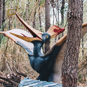 JNZM24 <span class=keywords><strong>Robot</strong></span> dinosaure grandeur nature Ptérosaure animé 3D Modèle de dinosaure volant pour parc - Product Image 1