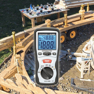CEM DT-5300B เครื่องทดสอบความต้านทานกราวด์พร้อมไฟแบ็คไลท์ แสดงสถานะแบตเตอรี่ต่ำ ดิจิตอลเมกะโอห์มมิเตอร์ DT-5300B จอแสดงผลดิจิตอล - Product Image 4