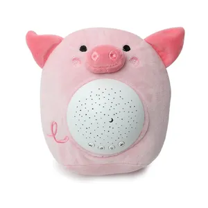 Projecteur Musical en peluche personnalisé, jouet Animal en peluche, jouets musicaux doux et mignon, boîte à musique à presser pour jouets en peluche