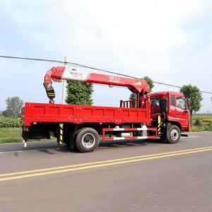 Camion grue Dongfeng D3V 4*2 avec grue à flèche droite Changxing de 10 tonnes, capacité de levage élevée, camion de transport - Product Image 2