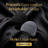 WES002 Bonnet Slouchy Personnalisé avec Logo, en Acrylique Tricoté Doux et Extensible, Idéal pour l'Hiver et les Activités Quotidiennes en Extérieur, pour Femmes et Hommes