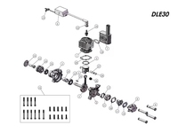 Accessoires dle, courroie trapézoïdale poly originale 210j pour moteur paramoteur 170/m/200, drones de course rc, pièces de bricolage