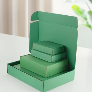 Boîte d'expédition en matériaux recyclés écologiques durables haut de gamme avec poignée, tailles personnalisables, pliable, pour l'e-commerce - Product Image 5