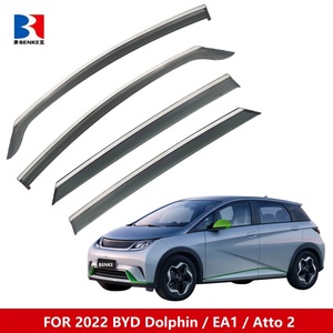 Déflecteurs de vent pour vitres latérales de voiture BYD DOLPHIN 2022 2023 2024 2025, pare-pluie avec visières de ventilation à coller, accessoires extérieurs - Product Image 5