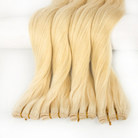 Extensions de cheveux humains bruts vierges Remy de qualité supérieure 12A, tissées à la machine, double trame, non traitées