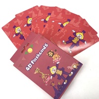 Cartes flash éducatives pour enfants avec images d'animaux, design personnalisé, papier de haute qualité, boîte imprimée sur mesure pour l'apprentissage et le jeu des enfants