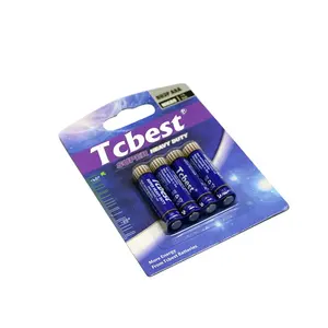 Tcbest r03 größe um4 1.5 v batterie 1.5 v r03p um-4 aaa kohlenstoff trocken batterie