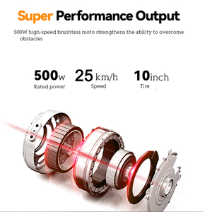 Scooter Eléctrico N10 de Fábrica, 25 Km/h, Batería de Litio China de 36V 5.2ah 7.5ah, E-scooter N10 25 Km/h - Product Image 2