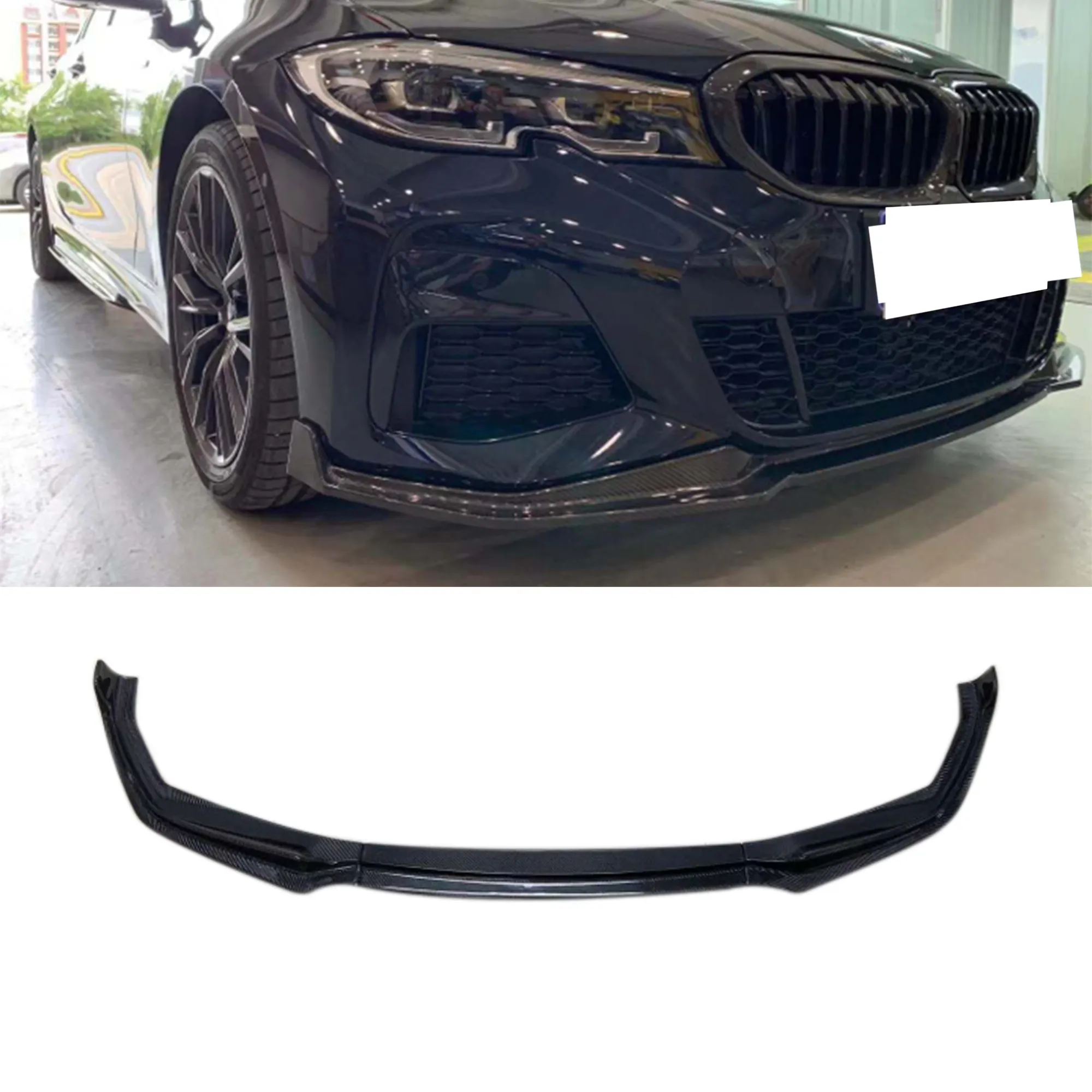 Nieuwe 3Serie G20 G28 Carbon Fiber Lip Grille Side Rokken Diffuser Achter En Spoiler Voor G20 G28