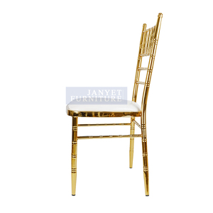 Luxe Événements De Mariage En Métal Or <span class=keywords><strong>Chiavari</strong></span> Chaises Pour La Fête - Product Image 5