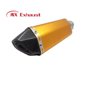 Silencieux de moto universel en fibre de carbone plusieurs couleurs 1.5 ''-2" avec <span class=keywords><strong>DB</strong></span> <span class=keywords><strong>Killer</strong></span> <span class=keywords><strong>amovible</strong></span> pour silencieux de rue moto - Product Image 3