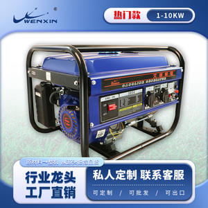 Générateur d'électricité extérieur à fil de cuivre 12V, moteur 5kW, générateur à essence 110V monophasé 4 temps WX-2500SA durable - Product Image 4