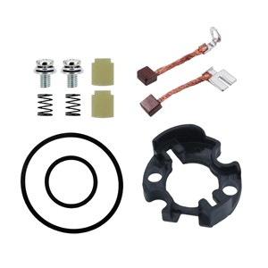 New Alpha-Tron Crypton 105 T Starter Motor Replacement Plastic Carbon Brush <b>Kit</b> Rubber Ring 11 Pcs Yamaha Compatible <b>Model</b> - Product Image 1
