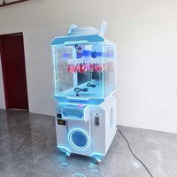 Machine à pince à griffes à monnayeur avec capacité de 40 pinces, garantie 1 an pour salles de jeux intérieures
