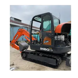 Usato doosan DH60-7 Mini escavatore prezzo economico doosan dh60-7 escavatore