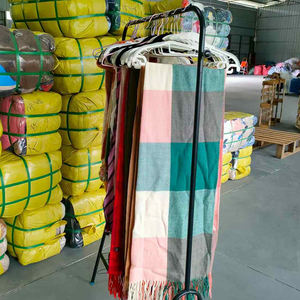 Assortiment de foulards d'hiver d'occasion PJ02, foulards en <span class=keywords><strong>laine</strong></span> mélangée et en coton tricotés pour diverses tenues et occasions - Product Image 6