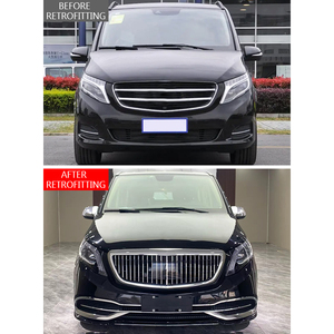 2019 - Nuevo Kit de Carrocería para Modificación de Automóviles, Parrilla Delantera, Panel de Parabrisas, Luces Antiniebla, para Mercedes-Benz Clase V W447 - Product Image 2