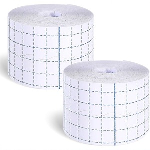 Rollo de cinta adhesiva médica no tejida, cinta adhesiva ancha transpirable, impermeable, hipoalergénica, sensible a la presión. - Product Image 1