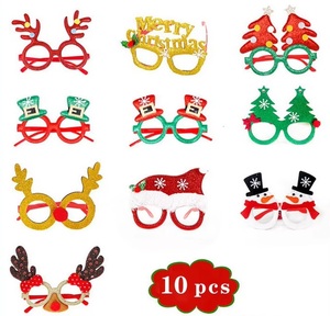 15 Piezas de Gafas Navideñas de Fábrica, Gafas Brillantes para Fiestas, Monturas de Gafas de Plástico Ecológico, Accesorios de Decoración Navideña - Product Image 6