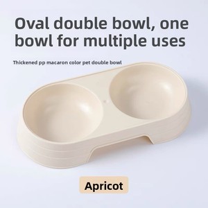 Taomiao - Comedero Doble de Plástico Universal <span class=keywords><strong>para</strong></span> <span class=keywords><strong>Perros</strong></span> y Gatos, Dispensador de Agua Manual, Diseño Integrado, Uso en Interiores, Modelo Tm15 - Product Image 3