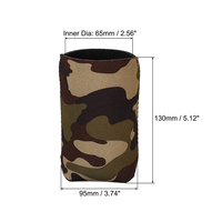 Glacière isotherme en néoprène imperméable camouflage Libra avec couleur et logo personnalisés, capacité 12 oz