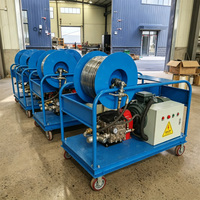 Máquina Portátil de Limpieza de Tuberías con Chorro de Agua a Alta Presión para Servicio de Rutina en Tuberías de Alcantarillado Urbano