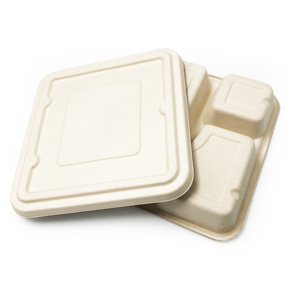 Usa e getta Eco-Friendly Biodegradabile Bagassa <span class=keywords><strong>cibo</strong></span> scatola di Imballaggio usa e getta <span class=keywords><strong>da</strong></span> <span class=keywords><strong>asporto</strong></span> pacco alimentare container - Product Image 3