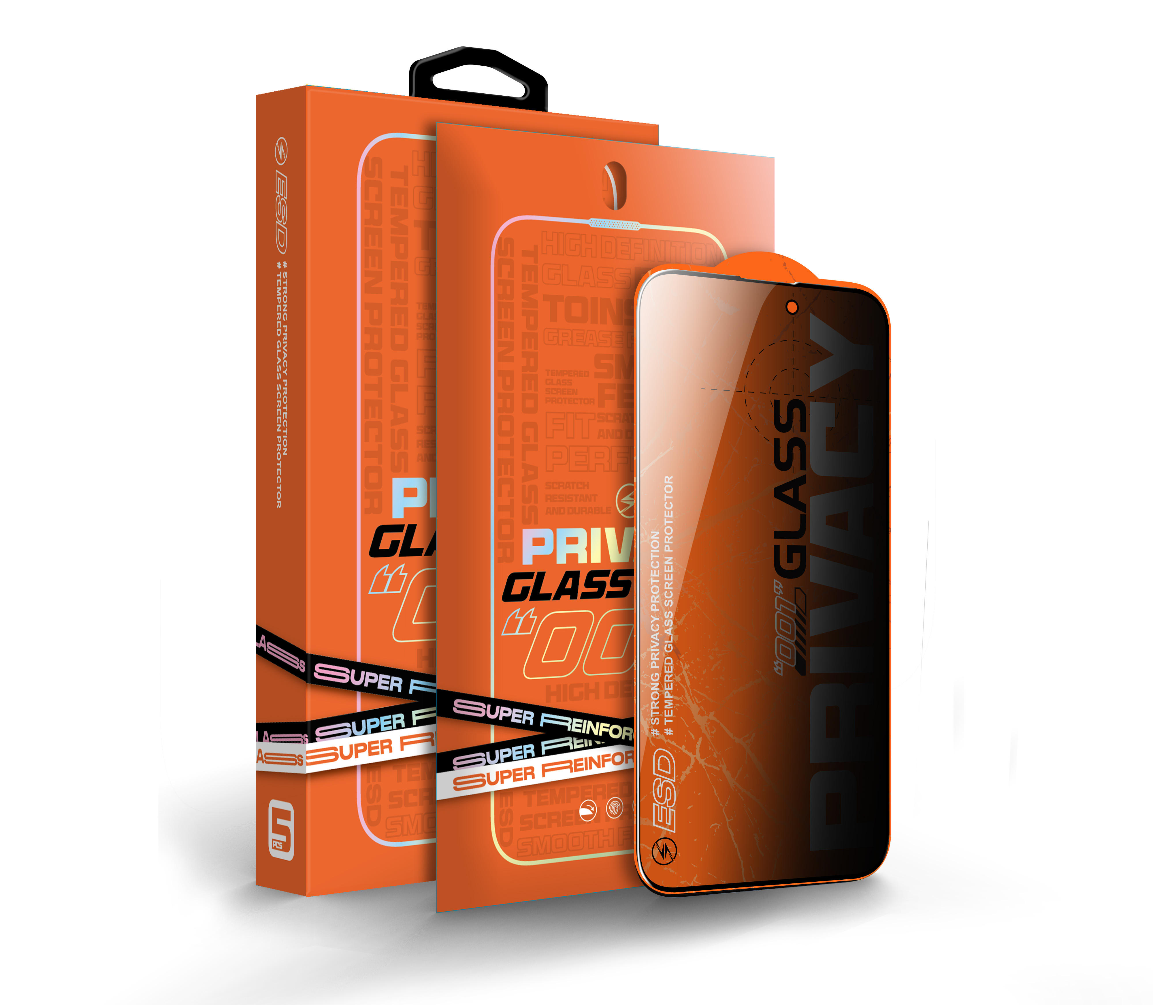 Black:Privacy Glass*1(with package*1)