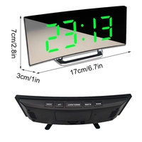 Réveil numérique à LED avec rétroéclairage, thermomètre intégré, en stock, vente en gros, offre spéciale