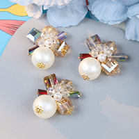 Accessoires de bijoux DIY vintage en perles et strass, boucles de chaussures, accessoires vestimentaires, breloques semi-finies pour sabots