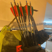 Teint véritable aile naturelle tir à l'arc flèche empennage aubes plume de dinde pour bricolage tir à l'arc chasse cible tir flèche accessoire