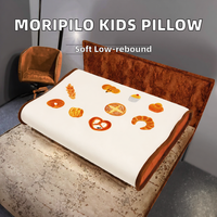 Oreiller rectangulaire en mousse souple à faible rebond pour enfants, motif pain, léger, housse en microfibre douce pour la peau, lavable