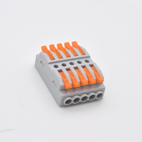 Connecteur de fil à enfoncement rapide - Épissure de câblage universelle pour lampes LED, câbles électriques, bornier compatible 250V AC/DC
