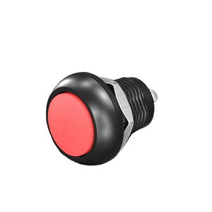 Hban 12Mm Rood Pbt Nylon Drukknop Schakelaar Tandheelkundige Stoel Schakelaar Drukknop Ip65 250V 2a Rode Koepel Hoofd Reset Drukknop - Product Image 1