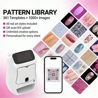 Imprimante à ongles 3D créative avec système de séchage UV LED intégré, machine de peinture rapide 2-en-1 à écran tactile pour salon de manucure