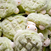 Mini portefeuille tortue en peluche mignon personnalisé portefeuille animal en peluche sac pochette de pièces de monnaie de sélection de couleurs